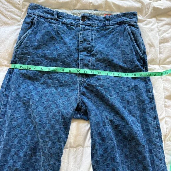 Imogene & Willie - Logan Washed Indigo Check Jean - Size 29 - Picture 12 of 14